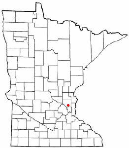 Location of Blaine, Minnesota