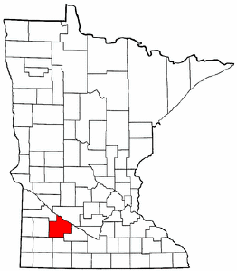 Image:Map of Minnesota highlighting Redwood County.png
