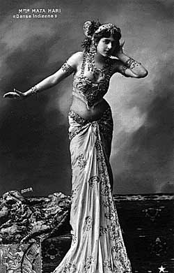 Mata Hari,  and convicted , made her name synonymous with  during .