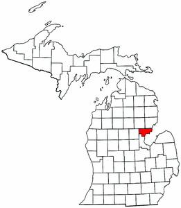 Image:Map of Michigan highlighting Arenac County.png