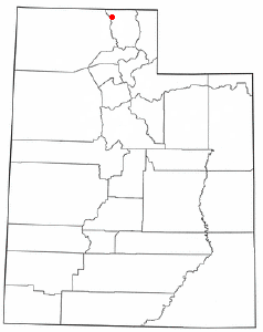 Location of Newton, Utah