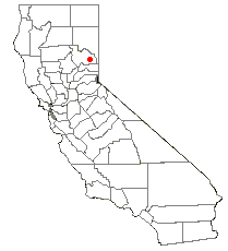 Location of Lake Davis, California