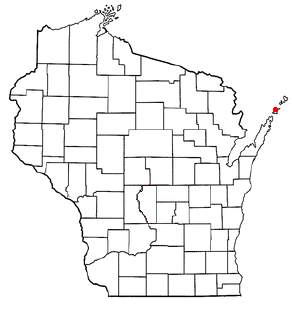 Location of Washington, Wisconsin