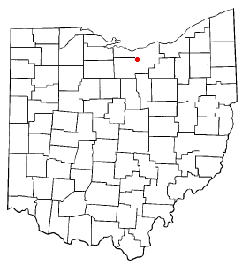 Location of Wakeman, Ohio
