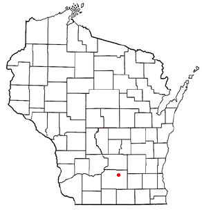 Location of Burke, Wisconsin