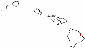 Location of Hilo, Hawai‘i