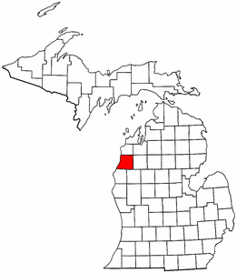 Image:Map of Michigan highlighting Manistee County.png
