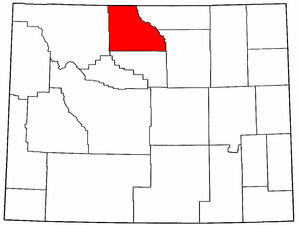 Image:Map of Wyoming highlighting Big Horn County.png