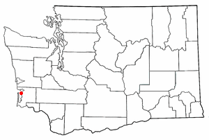 Location of Bay Center, Washington