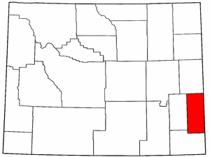 Image:Map of Wyoming highlighting Goshen County.png
