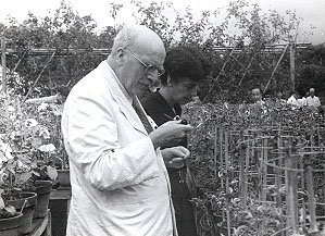 J.B.S. Haldane with his second wife Helen Spurway
