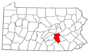 Image:Map of Pennsylvania highlighting Dauphin County.png