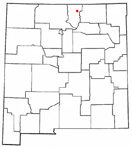 Location of Red River, New Mexico