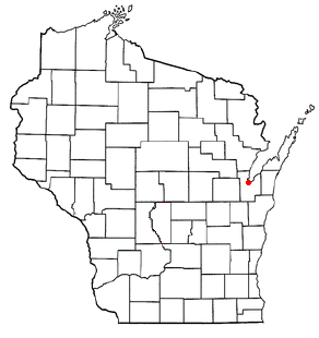 Location of Green Bay, Wisconsin