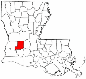 Image:Map of Louisiana highlighting Allen Parish.png