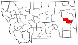 Image:Map of Montana highlighting Prairie County.png