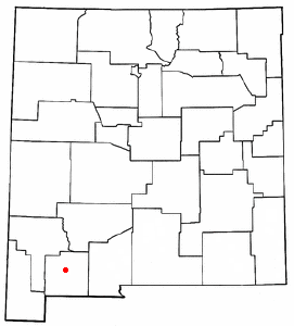 Location of Deming, New Mexico