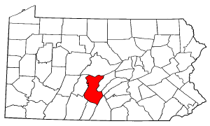 Image:Map of Pennsylvania highlighting Huntingdon County.png