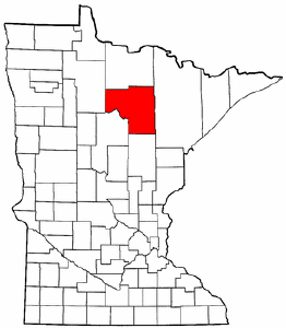 Image:Map of Minnesota highlighting Itasca County.png