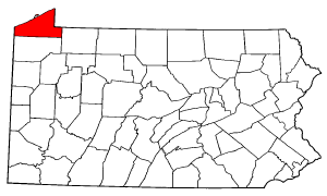 Image:Map of Pennsylvania highlighting Erie County.png