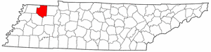 Image:Map of Tennessee highlighting Weakley County.png