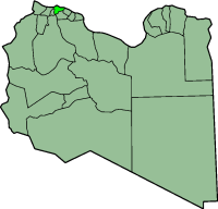 Map showing municipality