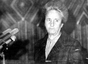 Elena Ceauşescu.