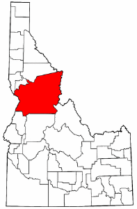 Image:Map of Idaho highlighting Idaho County.png