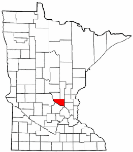 Image:Map of Minnesota highlighting Sherburne County.png