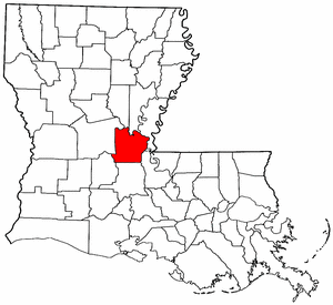 Image:Map of Louisiana highlighting Avoyelles Parish.png