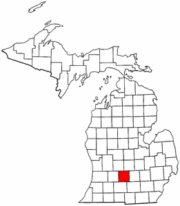 Image:Map of Michigan highlighting Eaton County.png