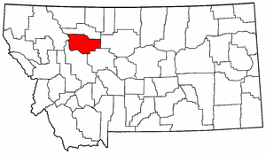 Image:Map of Montana highlighting Teton County.png