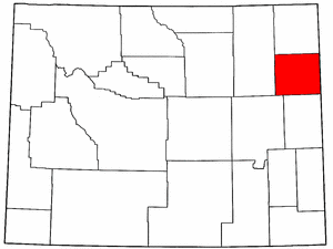 Image:Map of Wyoming highlighting Weston County.png