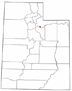 Location of Francis, Utah