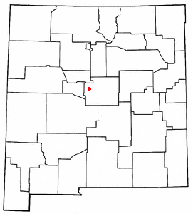 Location of Torreon, New Mexico