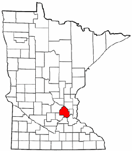 Image:Map of Minnesota highlighting Hennepin County.png