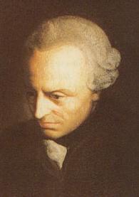A painting of Immanuel Kant in his middle age