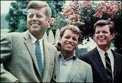 John, Robert, and Edward Kennedy