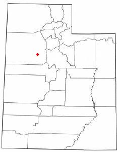 Location of Dugway, Utah