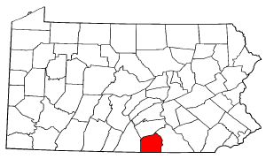 Image:Map of Pennsylvania highlighting Adams County.png