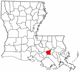Image:Map of Louisiana highlighting St. James Parish.png