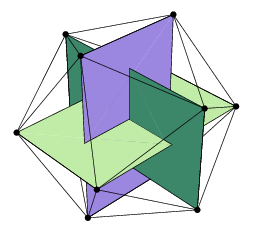 Golden rectangles in an icosahedron