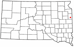 Location of Brandt, South Dakota