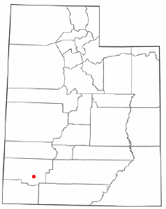 Location of Cedar City, Utah
