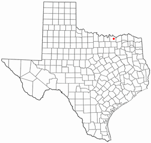 Location of Sherman, Texas