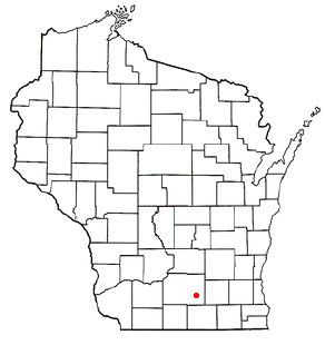 Location of Pleasant Springs, Wisconsin