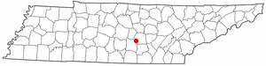 Location of Morrison, Tennessee