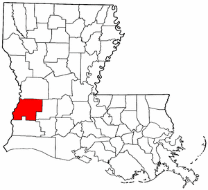 Image:Map of Louisiana highlighting Beauregard Parish.png