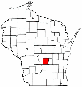 Image:Map of Wisconsin highlighting Marquette County.png
