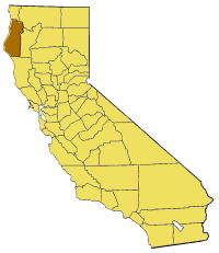 Image:California map showing Humboldt County.png